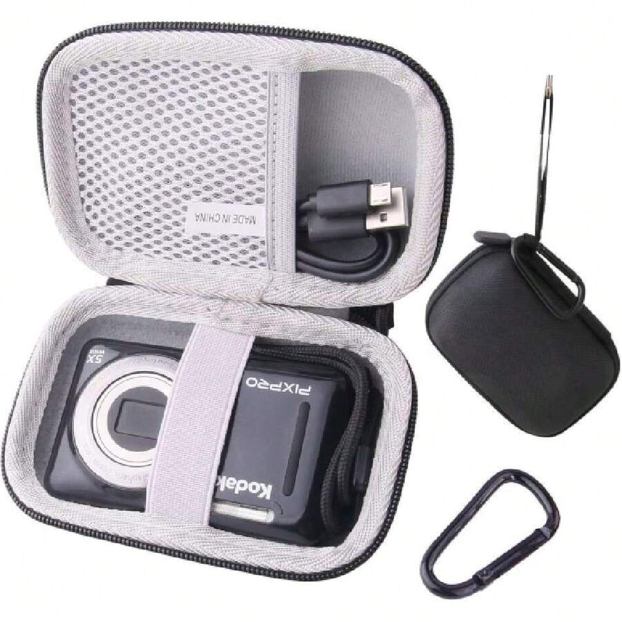 Funda de transporte rígida de EVA compatible con  PIXPRO FZ55/FZ45/FZ43 Funda de protección para cámara digital Negro,38732440 - Marrón - Ver 1