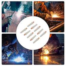 Welding Tips 40x1.2mm - Non-Stick Metal Fabrication Enhanced Wire Feed | Spatter-Free Performance For Robotic/MIG/TIG Welding | Industrial Consumables - 卡其色 - 查看 6
