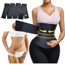 Women's Waist Trainer, Abdominal Control, Waist Shaper With Straps - 黑色 - 查看 3