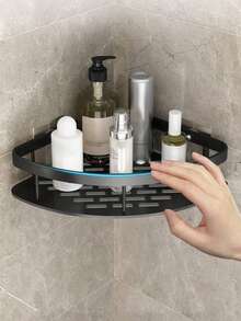 1 Stück multifunktionales Badezimmer/Küchen Dreieck Aufbewahrungsregal, wandmontiertes Eckregal für Badezimmer/Dusche Organisation, Make-up Organizer/Aufbewahrungsregal für Küchentheke Zuhause Badezimmer Dekoration Badezimmer Organizer Herbstdekoration Rückkehr zur Schule - Verschiedenfarbig - Übersicht 3