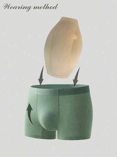 Men's Athletic Supporter, Made Of Polyester Fiber With Foam Padding, Solid Color, Slim Fit Design To Enhance Support For Swimwear, Thongs And Briefs