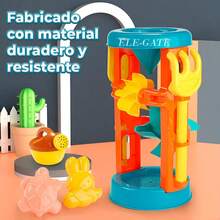 Torre de Rueda de Arena – Set de Juguetes de Playa para Niños - Multicolor - Ver 6