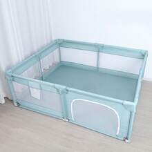1pc Large Baby Playpen Safety Fence, 150x180cm, Portable - Multicolor - View 5