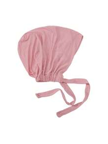 FADZOYLE 1pc/3pcs Women Solid Color Under Scarf Hat Hijab Drawstring Adjustable Undercap Islamic Muslim Under Scarf Hijab Cap With Tie-Back Closure Daily Wear Headband Soft Abaya Women Veil - Multicolor - View 13