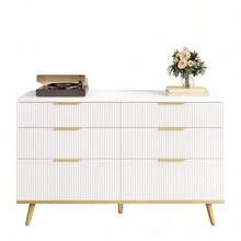 Dressers & Chests Of Drawers - White + Particle Board-1 - View 12