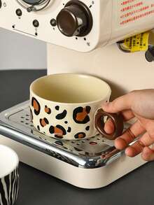 Cốc sứ 10oz in hình động vật: bò, báo, ngựa vằn, cốc đựng kem dùng trong nhà và văn phòng, an toàn khi dùng trong máy rửa chén và lò vi sóng, đồ uống trang trí, món quà tuyệt vời cho bạn bè, người yêu, Ngày của Mẹ. - Nhiều màu - Xem 5