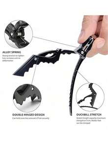 14pcs Natural Curl Hairstyling Tool Set, Including Spray Bottle, Sleep Cap, Curling Comb, Detangling Brush, Alligator Clips, Wet/Dry Hair Brushing Kit, Available In Pink/Black/Purple - Multicolor - View 5