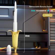 New 3D Printed Vegetable & Fruit Series Telescopic Sword Portable Stress Relief Creative Toy Decoration, Stress Relief, Emotion Soothing, Gift, Holiday Gift, Birthday Gift, Perfect Gift - Multicolor - View 8