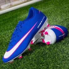 Nike 男款 VAPOR 16 ACADEMY FG/MG 多场地足球鞋 - 藍色 - 查看 2