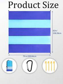 Extra grande couverture de plage légère anti-sable, convenant pour la plage, les voyages, le camping et la randonnée. Cadeau idéal pour le Nouvel An, la Saint-Valentin, la rentrée scolaire et Pâques. Équipement de camping, articles essentiels de camping - Multicolore - Voir 9