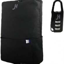 FIAN WEWI JH HOKINS Mochila para Laptop Escolar Impermeable Incluye Candado 17 Pulgadas para Trabajo, Escuela, Viajes - gris - Ver 2