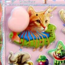 紫色魔法月亮涂鸦贴纸，防水行李箱DIY贴纸，热门商品 - 彩色 - 查看 9