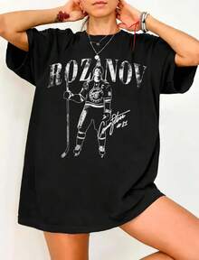 Heated Rivalry Vintage Shirt, Ilyza Rozanov Shane Hollander T-Shirt, Gift For Movie Lover - 黑色 - 查看 1