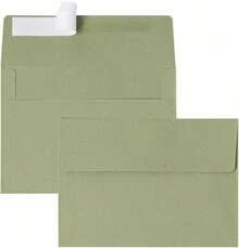 Blank Cards And Envelopes 5x7, 30 Pack Kraft Invitation Folded Cardstock With 30 Kraft Matching Self-Seal A7 Envelopes, Thank You Blank Greeting Cards, For DIY, Print Custom, Wedding &Amp; Birthday - Màu E - Xem 1