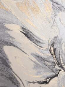 Miater 1个/2个金色装饰抱枕套，提花仿丝复古家居装饰，适用于客厅沙发 - 金色 - 查看 4