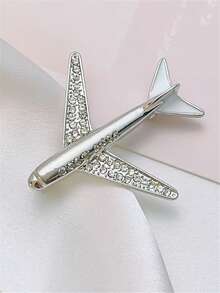 Fashionable Airplane Brooch, Large Size Men's Suit Decoration Brooch, Father's Day Jewelry Gift - Aircraft - View 7