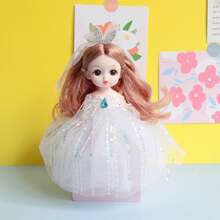 Fashionable & Creative Sapphire Princess Bride Doll, Collectible Ornament & Gift - Multicolor - View 7