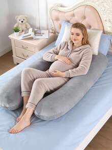 Pregnancy & Nursing Pillow | Body Support Sleep & Feeding Pillow, Grey