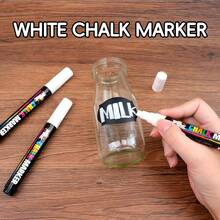 8pcs/Set Liquid Chalk Markers, Erasable Multi-Color Highlighters, LED Writing Board Glass Window Art Markers - Erasable Highlighter - View 3