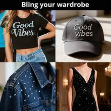 Juego de pegatinas de strass de fusión en caliente, Juego de strass brillantes, Juego de pegatinas de strass de fusión en caliente DIY, Juego de herramientas de pegatinas de strass, Juego de máquina de pegatinas de fusión en caliente, Adecuado para ropa, tela, madera, cartón, cuero y otros materiales