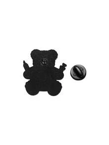 2pcs Medical Bear Enamel Needle Cartoon Animal Brooch Collar Badge Jewelry Gift For Friends - Multicolor - View 3