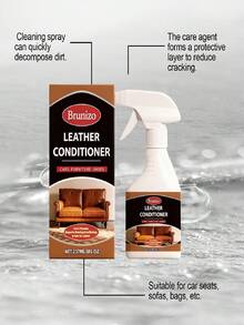 多用途皮革清洁护理喷雾，适用于家居沙发、汽车、包袋，恢复光泽。