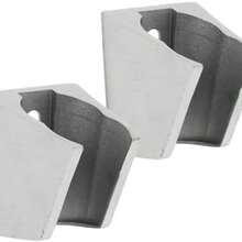 Set de 2 Soporte para Regadera de Mano de Acero Inoxidable 304, Base Fija Ajustable, Compatible con Cabezales Estándar, Anticorrosión y Fácil Instalación - como se muestra en la figura - Ver 2