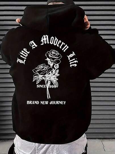 Hooded Sweatshirt New Spring/Autumn Printed Hoodie