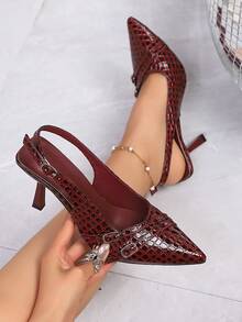 Pointed Toe High Heel Pumps, Suitable For Banquets, Parties And Commuting, Elegant And Versatile Fashion Women's Shoes