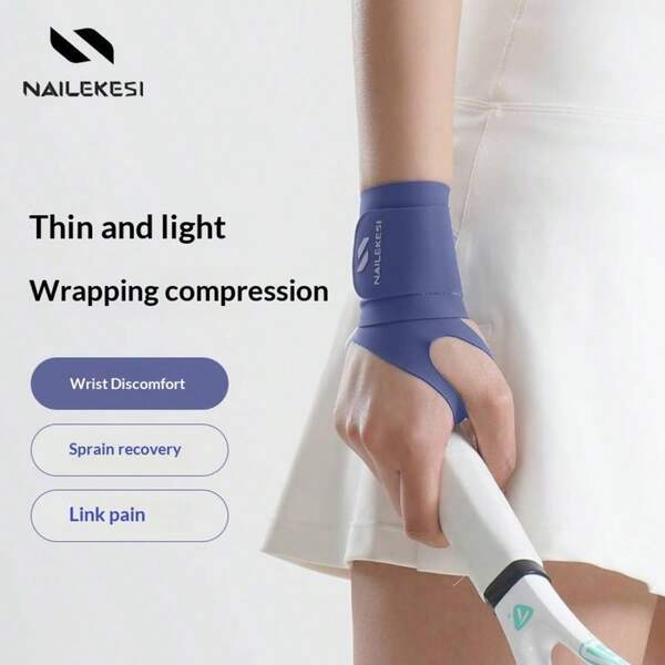 Badminton Wrist Support, Anti-Sprain, Thin Summer Version, Women Wrist Tendon Sheath Protector, Fitness & Tennis Specific Wrist Strap, Men