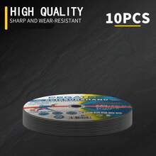 5/10 Inch (9 Inch) (230*2*22.2mm) Sharp, Wear-Resistant, Stable, Suitable For Metal And Stainless Steel - High Performance Blade, Resin Double Layer Net, Workshop Tools, Industrial Grade Quality, DIY Enthusiasts, Construction Professionals - Multicolor - View 9