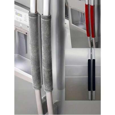 1/2 piezas Cubierta para manija de refrigerador, manga decorativa antideslizante y resistente al aceite para electrodomésticos de cocina, apta para refrigerador, lavavajillas, horno, microondas, también se puede usar como bolsa de almacenamiento, bolsa organizadora, regalo para mujer/Día de San Valentín, regalo del Día de la Madre, decoración de dormitorio, jardín, decoración de cocina, verano, playa, artículos esenciales de viaje, decoración de habitación, suave, graduación