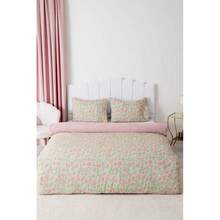Sara Single Duvet Cover Set Cotton - White - View 3