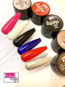 TendenciaGel Painting Fantasy Nails , Decoracion Uñas Color A ElegirCalidad premium - Pintura oro rosa - Ver 6