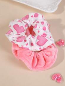 2个/套 丝绒发圈，纯色简约设计，多功能发饰，适合扎马尾辫，情人节韩式风格，发绳，发圈 - 彩色 - 查看 6