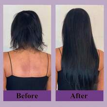 Kinky Straight Clip In Hair Extensions Full Head For Women 120G Per Pack Brazilian Remy Human Hair 8 Pcs Extensions Clips - Natural Black - View 8