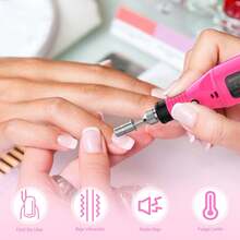 TendenciaKit Torno Limador Eléctrico Para Uñas De Pies Y Manos Pulido FucsiaCalidad premium - 1 - Ver 7