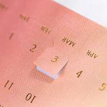 10pcs Self-Adhesive Monthly Planner Stickers - Tear-Resistant Calendar Labels With Numbers 1-12, Suitable For Planners, Bullet Journals, Academic & Office Organization - No Glue Needed, Index Tabs - Multicolor - View 6