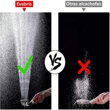 Cabezal de Ducha de Mano con Funcin de Filtro,Regadera para Bao Ducha con Filtro de Perlas,Regadera Telefono de Mano Cabeza,Ducha de Mano Presurizada,ahorro de agua y purifica la calidad del agua - como se muestra en la figura - Ver 9