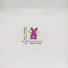 6个/12个装欧美风合金彩虹渐变心形餐巾环，油滴心形圆形餐巾环，现货供应 - 兔子和蛋 - 查看 8