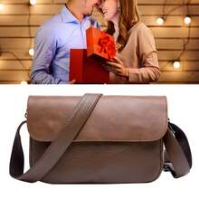 Men's Retro Casual Faux Leather Shoulder Bag 2026: Small Crossbody Bag For Travel, Business And Commuting. - Brown - View 4