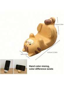 Cute Cat Figurine Phone Stand - Sturdy & Stylish Holder For Your Device - Multicolor - View 10