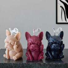 1pc Unique Pet Dog Scented Candle, Decor, Photography Prop, Gag Gift, Animal Scented Candle - Ideal Gift For Family And Friends, Scented Candle, Suitable For Outdoor Activities On Birthday, Valentine's Day Or Mother's Day, Scented Gift Box, Christmas Decor, Valentine's Day/New Year/Christmas Gift - Multicolor - View 1
