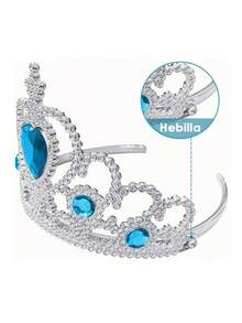 9pzs Princesa Disfraz Niñas Con Corona Y Cosplay Accesorios - Rojo - Ver 10