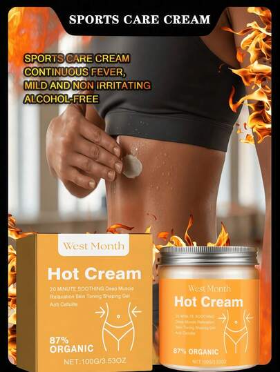 100克身体紧致霜，按摩适用于腿部、手臂、腰部及全身肌肤