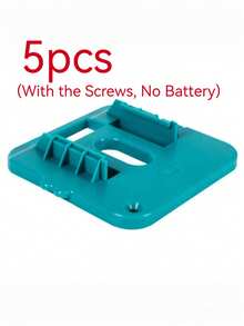 10pcs/5pcs/1pc Makita Battery Holder Wall Mount, Compatible With Makita 18V Lithium Batteries (BL1860 BL1850 BL1840 BL1830), Heavy Duty Garage Workshop Battery Organizer, Easy To Install - Multicolor - View 8