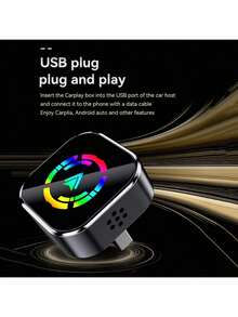 适用于智能车载连接盒的无线 CarPlay 发射器 - 无需改装升级，有线转无线即刻切换，流畅屏幕投射，便捷的驾驶 GPS 导航