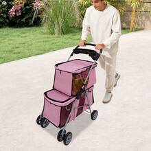 YUNRUX Portable Shopping Carts - Pink - View 11