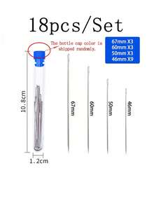 15/18pcs Big Eye Needle Set, New Home Handmade Sewing Needles, Handmade Sewing Needles