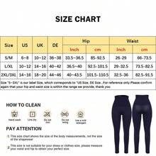 High Waist Anti Cellulite Slimming Premium Shapewear Tummy Control Shaping Leggings Body Shaper Pants Yoga - 藏蓝色 - 查看 8